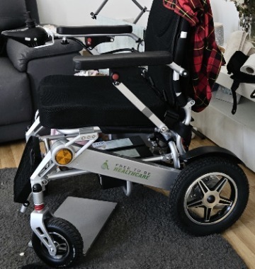 Aluminum electric wheelchair 
