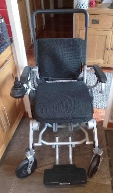 ultra lightweight instafold power wheelchair