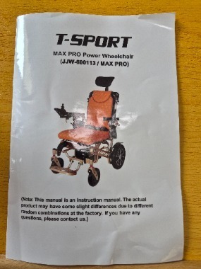 MAX PRO Battery Operated wheelchair with remote