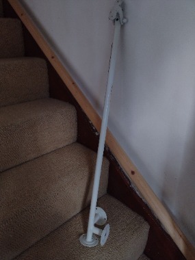 Stair bannister handrail and supports