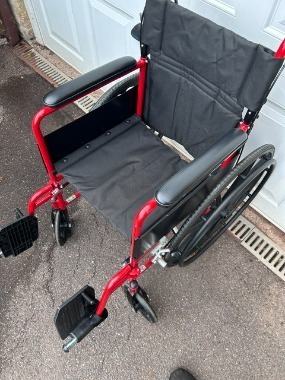 Lightweight aluminium wheelchair