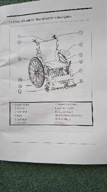 Lightweight aluminium wheelchair