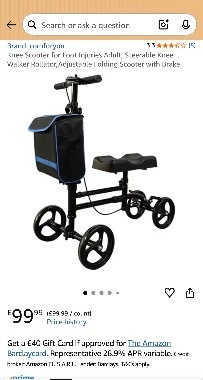 Knee scooter