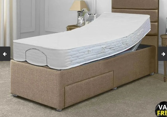 single adjustable electric bed
