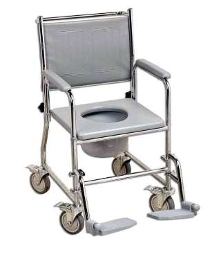 Wheeled commode