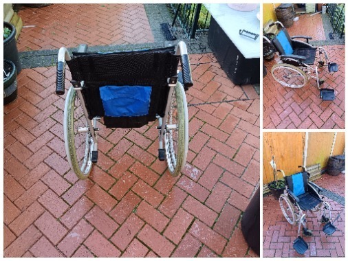 Lightweight aluminium wheelchair 