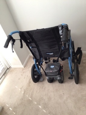 TGA Powerpack duo.Strongback transit 18” Wheelchair.
