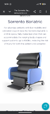 Seating matters Sorrento bariatric chair 