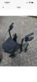 uniscan triumph tri-walker with seat 