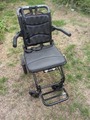 Lightweight folding transporter wheelchair 