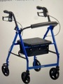 Drive lightweight braked rollator with seat and storage 