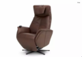 Recline and lift leather chair image