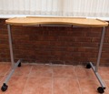 NRS Healthcare Adjustable Curved Over Bed/Chair Table