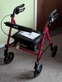 4-Wheel Rollator by drive (Foldable with seat - Height Adjustable) as new