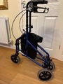 Drive Ultralight Aluminium Three Wheel/Tri Walker Blue with removable Vinyl Bag image