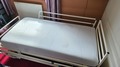 Home Care Bed with wheels, adjustable back rest, complete with side rails