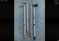 Coopers aluminium walking sticks (x4)