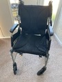 Excel Click & Go Lite II Powerpack & Folding Transit Wheelchair - Excellent Condition image