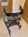 Drive Lightweight Folding Rollator Walker: with Mesh Seat image