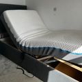 adjustable single bed and tempur mattress