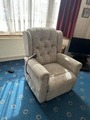 Riser recliner. Less than 6 months old.  image