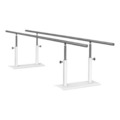 13ft 2" long solid steel parallel bars for physio or rehab