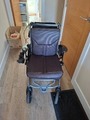 Folding electric wheelchair 