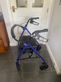 4wheel mobility walker with seat image