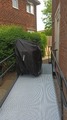 Black wheelchair ramp. image