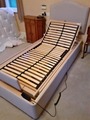 HSL adjustable single bed and mattress image