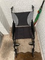 Wheelchair and pressure cushion used but in good condition 