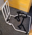 Lever bed rail.
