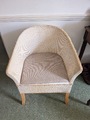 Bedroom commode that looks like armchair