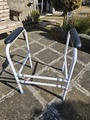 Universal toilet frame