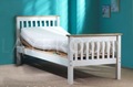 Single white adjustable bed frame